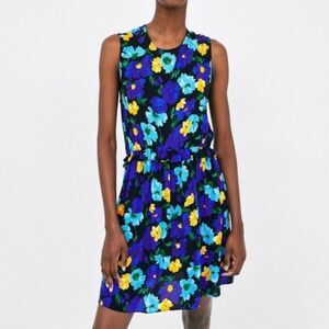 C & C California Women’s Floral Sleeveless Dress Size XS